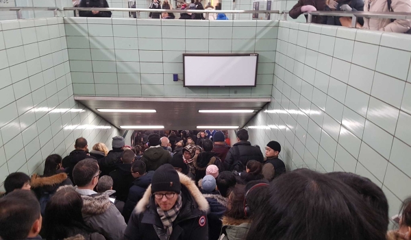TTC subway issues and massive crowds