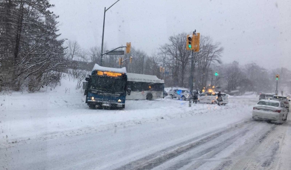 MiWay articulated bus crash