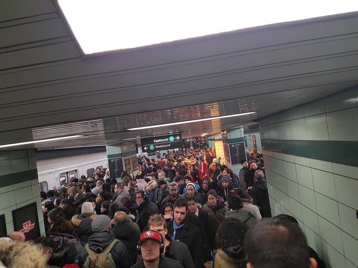 TTC subway issues and massive crowds.. again